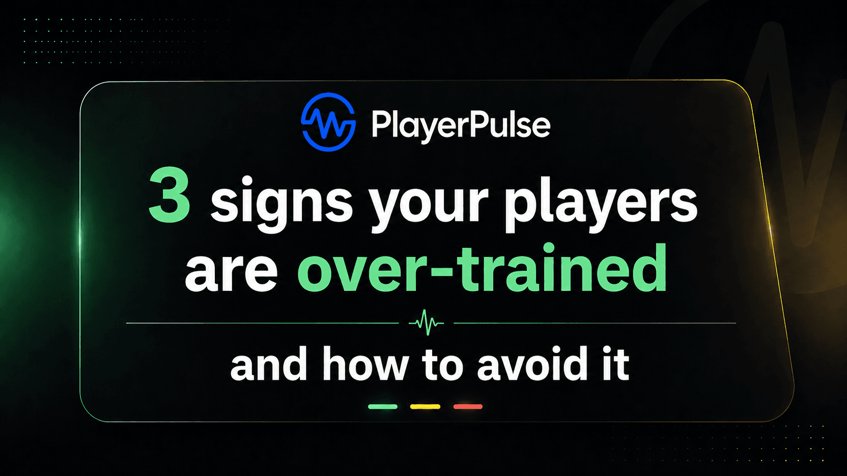 Three Signs Your Players are Over Trained &amp; How to Avoid It