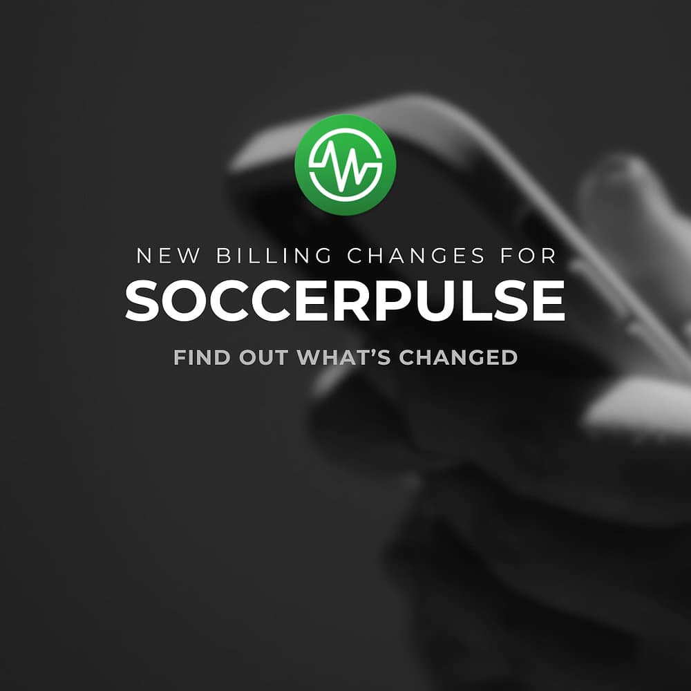 Upcoming Billing Changes to SoccerPulse